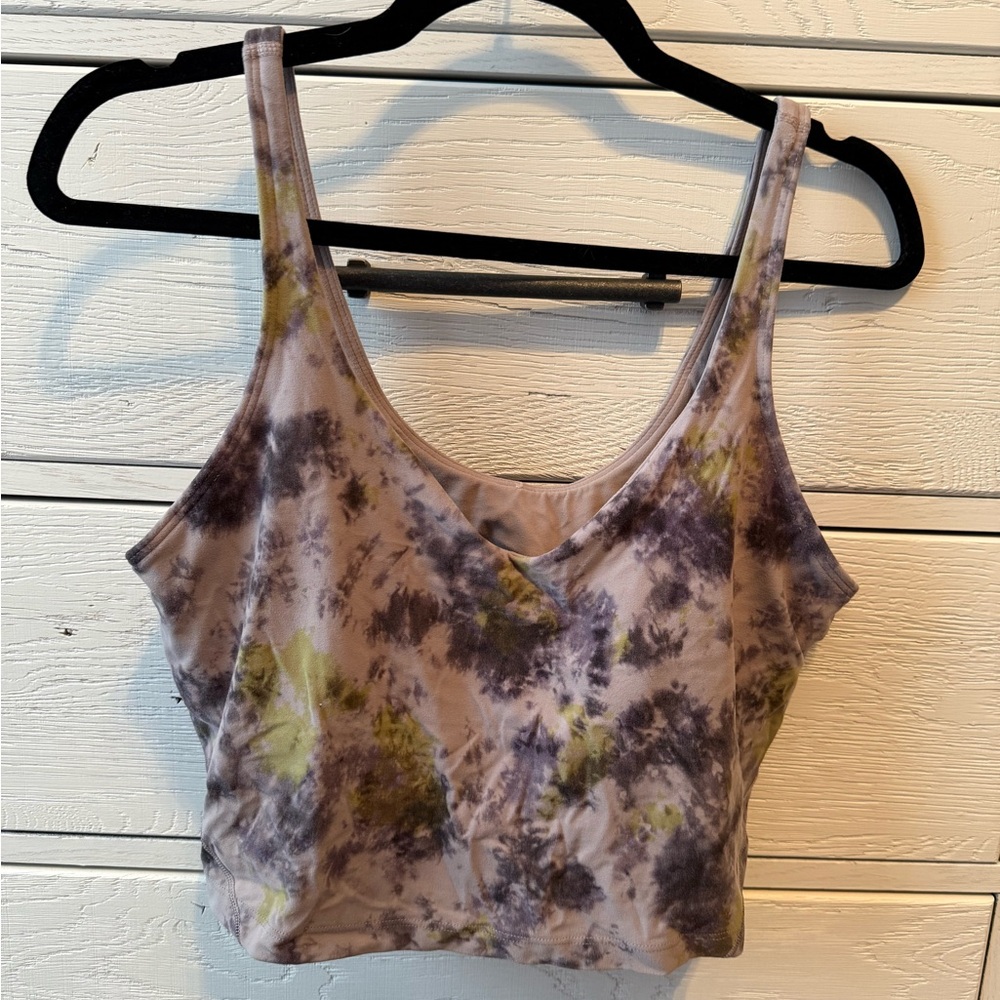 lululemon Align Tank Top - Purple and Green Tie-Dye